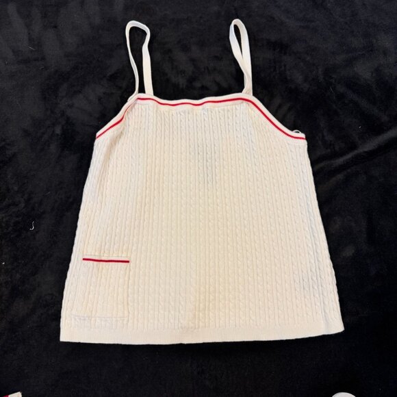 Lauren Ralph Lauren White Cardigan and Camisole Sweater Set - Picture 5 of 13